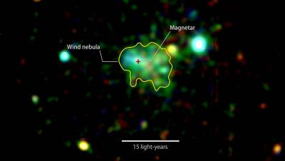 ستاره شناسان اولین سحابی باد را در اطراف یک مگنتار یافتند.