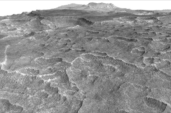 کشف ورقه یخ بزرگ در مریخ