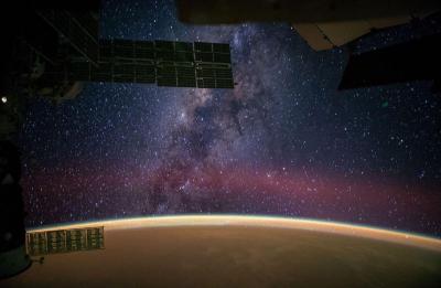 کهکشان راه‌شیری از ایستگاه بین‌المللی فضایی (ISS)