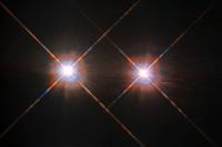 بهترین تصویر هابل از ستاره های آلفا قنطورس A و B