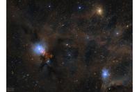 گرد و غبار ستاره ای در ابرمولکولی برساووش