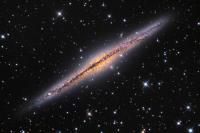 کهکشان NGC 891 از لبه