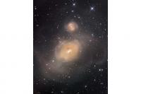 NGC 1316 پس از برخورد کهکشانی