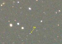 ابرنو اخترفوق نورانی ، مرگ  ستاره ای را در عصر ظهور کیهانی به تصویر میکشد