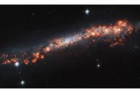 تصویر هابل از بخش بیرونی یک کهکشان مارپیچی، NGC 3432