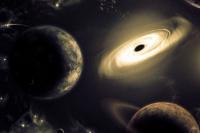 امکان گردش سیارات به دور سیاهچاله‌های ابر پرجرم