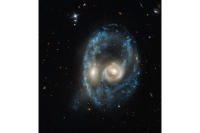 تصویری خاص از برخورد دو کهکشان